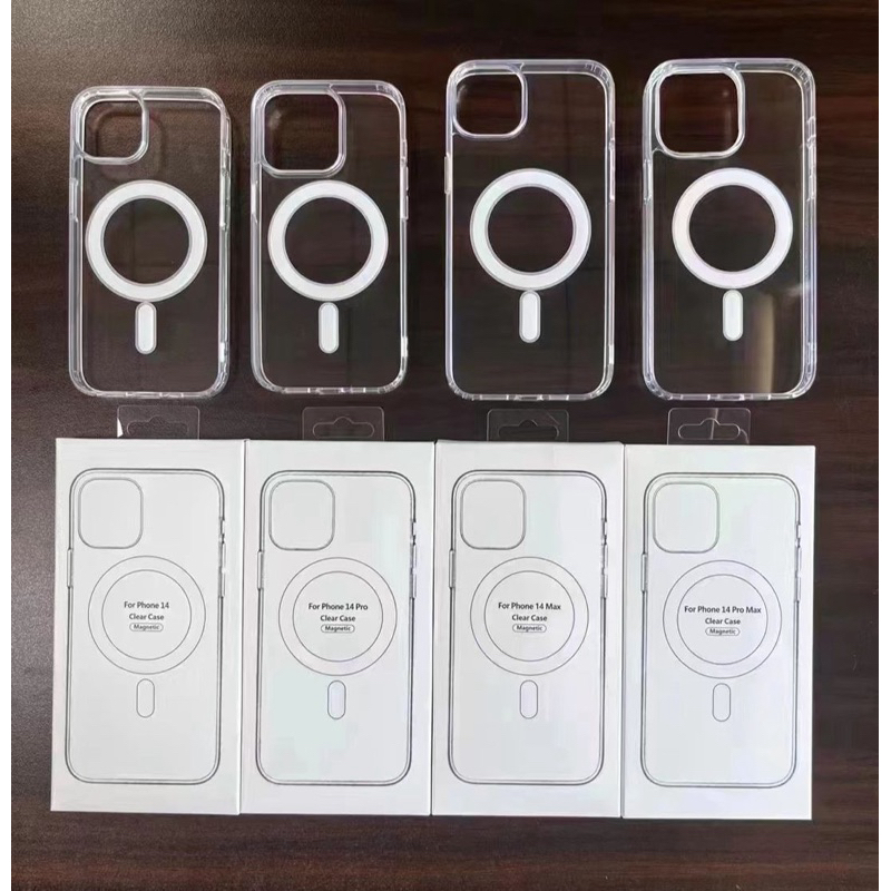 เคสใสแม่เหล็ก magsafe พรีเมี่ยมล่าสุด hybrid iphone 7 8 7plus 8plus xr xs xs max 11 12