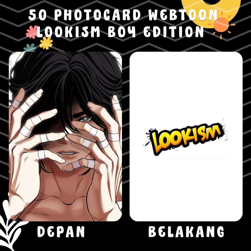[50 ชิ้น] PHOTOCARD WEBTOON LOOKISM BOY EDITION