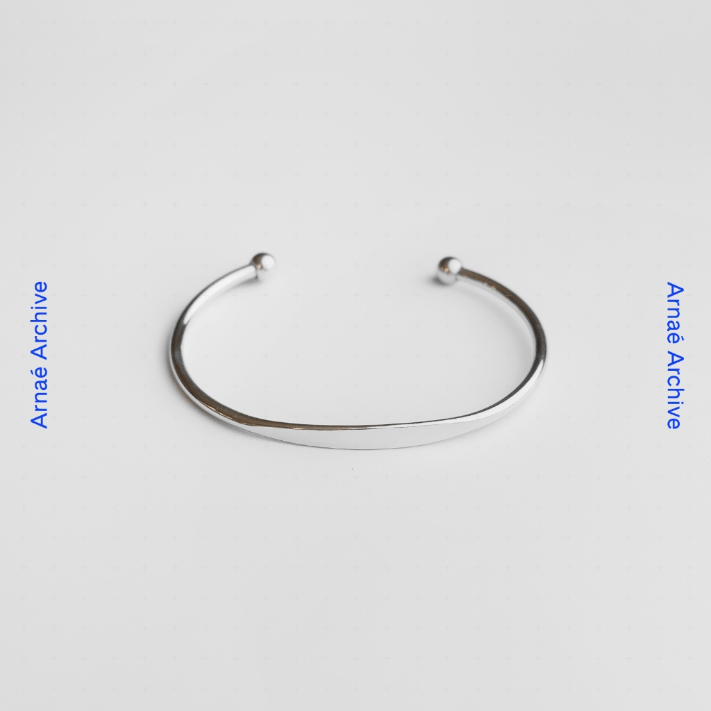 Arnaé Archive Planar Cuff กําไลข้อมือสร้อยข้อมือ Unisex 316L สแตนเลสป้องกันสนิม