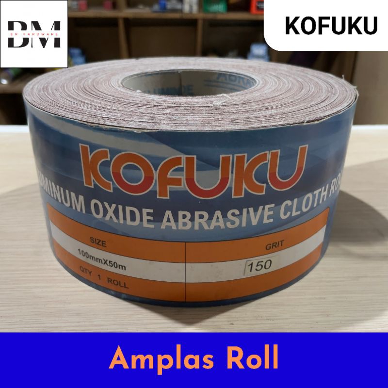 KOFUKU กระดาษทรายม้วน 100mm x 150m (Grit 50)