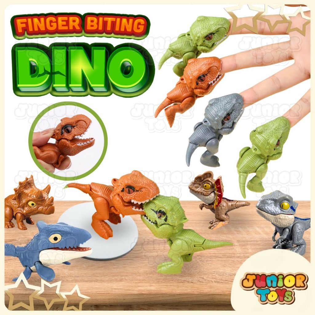 ของเล่นกัดนิ้วไดโนเสาร์ Jurassic Mini Dino Snap Squad ของเล่นเด็ก