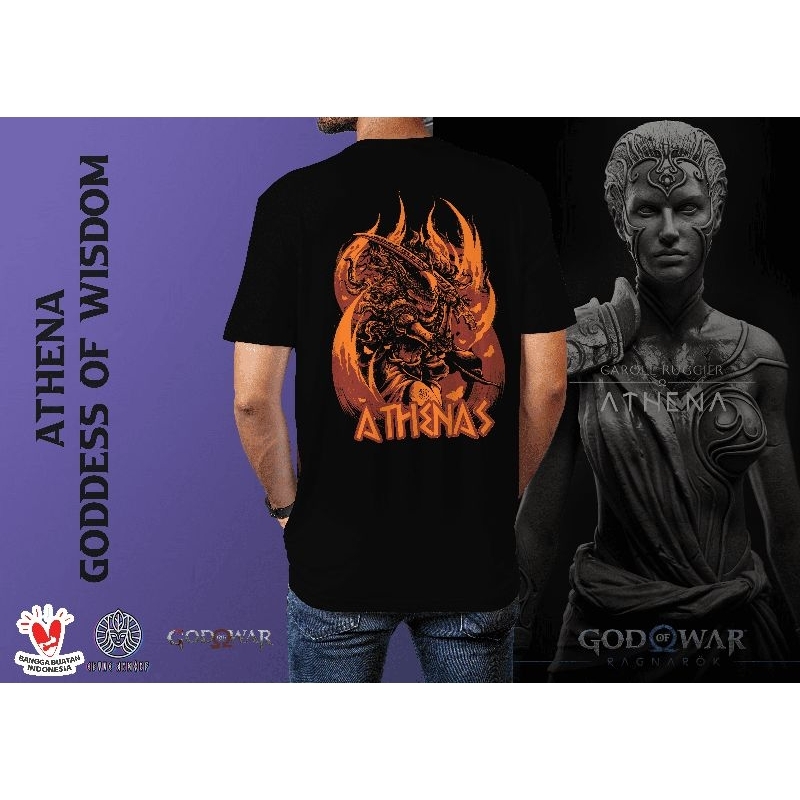 เสื้อยืด God of War Athena