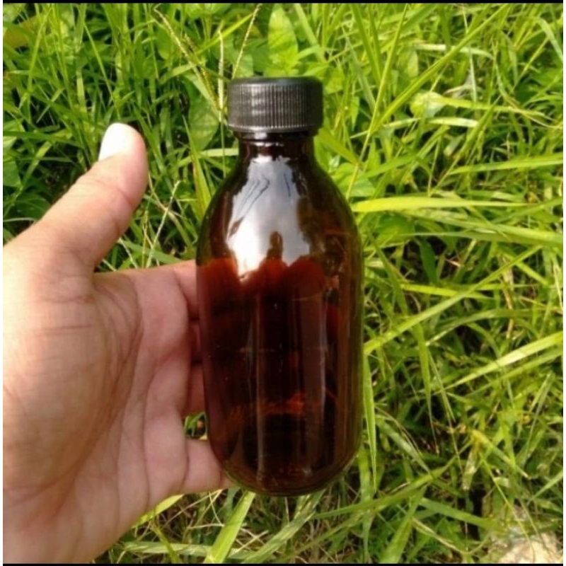 200ML สีน้ําตาลแก้ว BODE MEDICINE BOTTLE OIL BOTTLE PHARMACY LAB BOTTLE