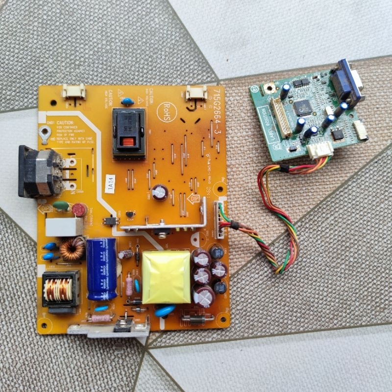 แหล่งจ่ายไฟ Psu และจอภาพโมดูล mb DELL E1709WS