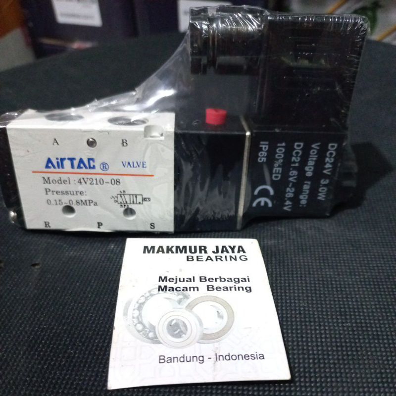 โซลินอยด์วาล์ว 4V21008B DC24V AiRTAC