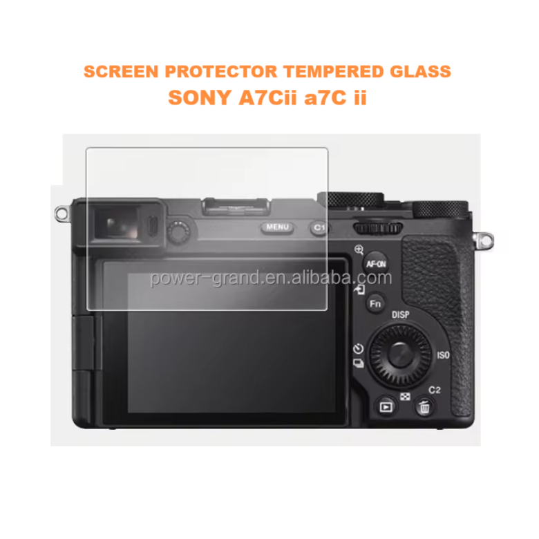 ตัวป้องกันหน้าจอ LCD สําหรับ Sony Alpha A7C Mark II 7CII A7C II A7C2 กระจกนิรภัย Sony A7Cii