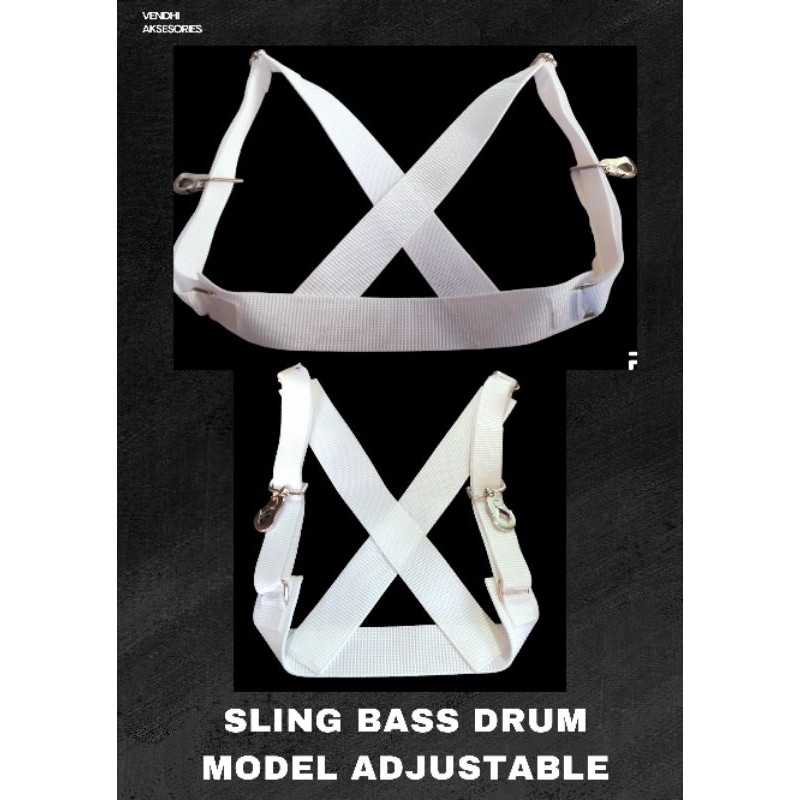 Sling Bass Drum / Bass Drum Sling Strap / Bass Drum Strap รุ่นปรับระดับได้