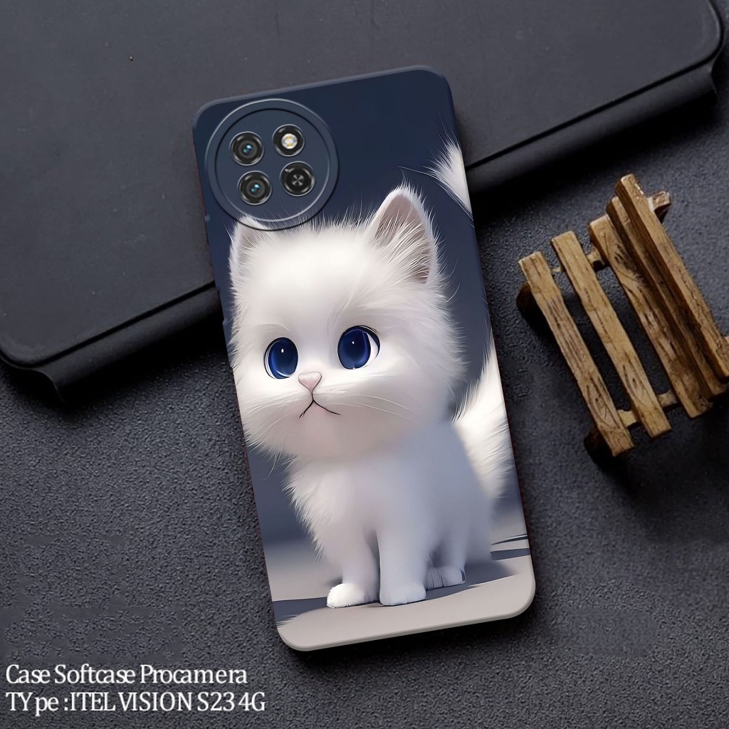 เคสโทรศัพท์ HP ล่าสุด Itel S23 - เคสโทรศัพท์แฟชั่น Cat - เคสโทรศัพท์ Itel S23 - เคสนิ่มโทรศัพท์ Itel