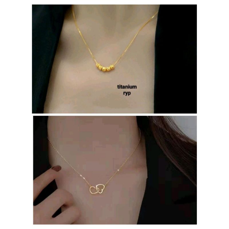 YG NBC.MEDAN collection สร้อยคอไทเทเนียม F only Gold รหัส 01 ทนทาน ติดทนนาน