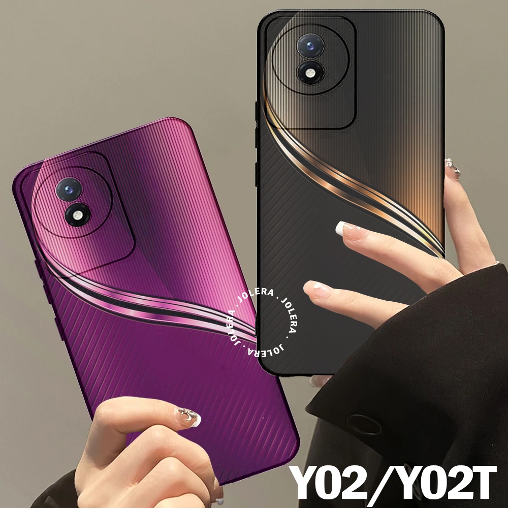 JOLERA สําหรับ VIVO Y02/Y02T ใหม่ล่าสุด SOFTCASE HANDPHONE LATEST FASHION LV72