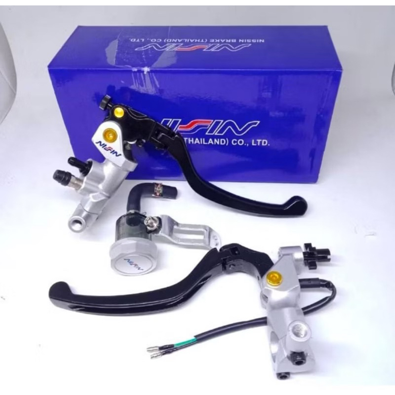 นิสชินเบรค MASTER SET ซ้ายขวา UNIVERSAL BEAT MOTORCYCLE VARIO SCOOPY MIO FINO NOUVO AEROX LEXI VIXION NINJA RX KING JUPITER MX FIZR1 ETC