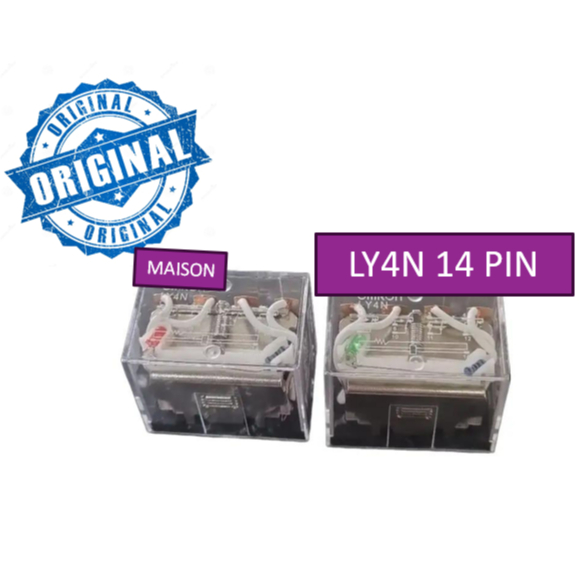 รีเลย์ LY4N 220VAC / 12VDC / 24VDC - 14 PIN