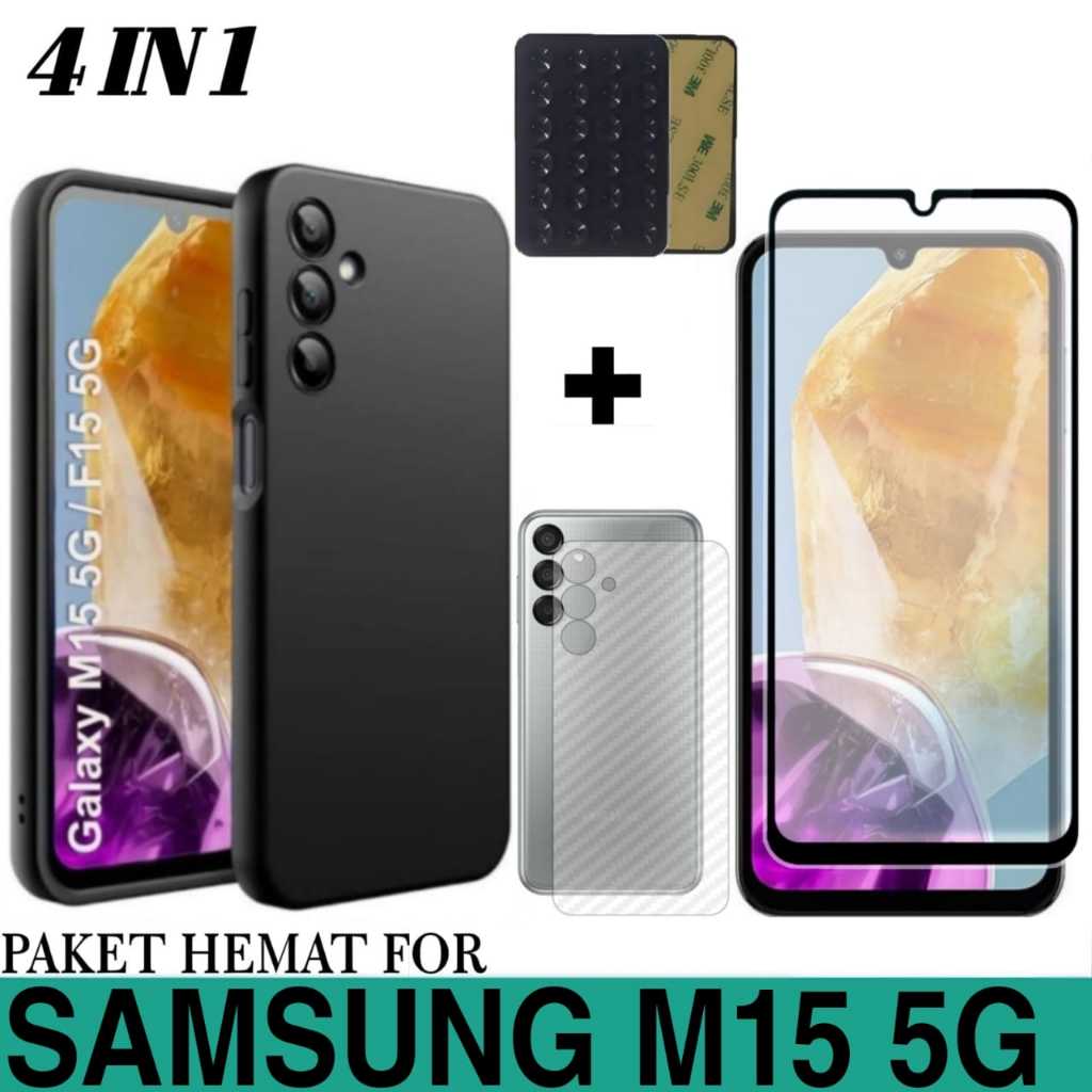 SOFT CASE SAMSUNG M15 5G ฟรีกระจกนิรภัย + GARSKIN และ OCTOPUS PREMIUM CASE