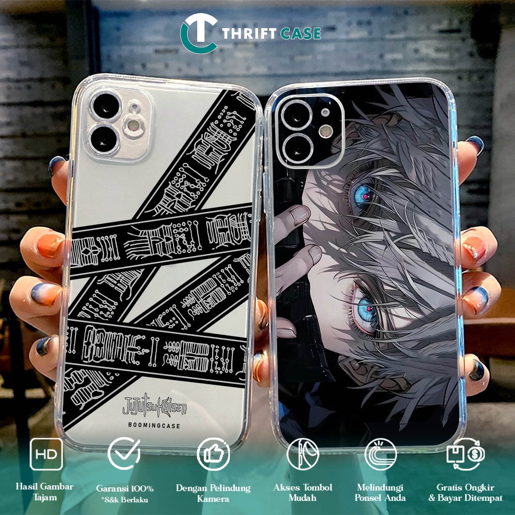 Case Realme C55 C53 C1 10 9I 6 6 PRO JJK MOTIF - เคสใส - เคส Softcase หนา - เคส HD Hp ระดับพรีเมียม 