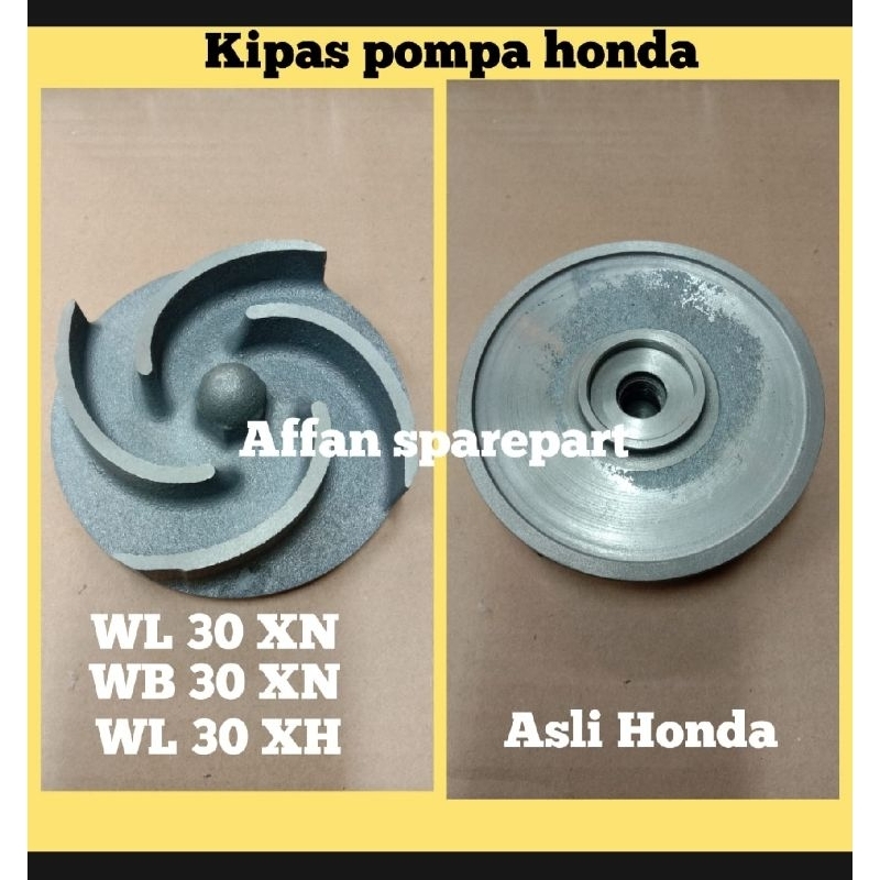 HONDA PUMP FAN (78106-YG8) WL30XN/WL30XH/WB30XN ฮอนด้าดั้งเดิม