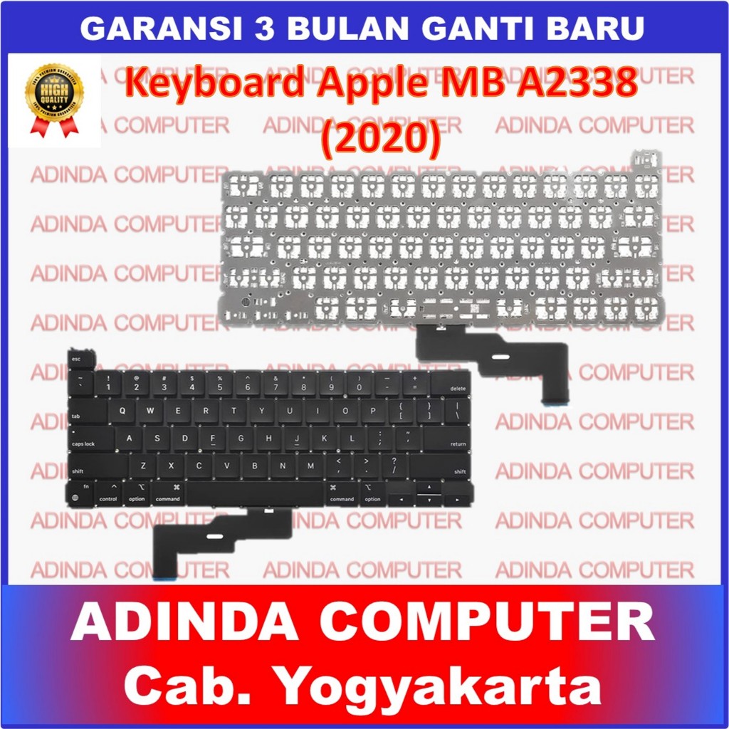 คีย์บอร์ด MB Pro 13 นิ้ว M1 A2338 (2020)