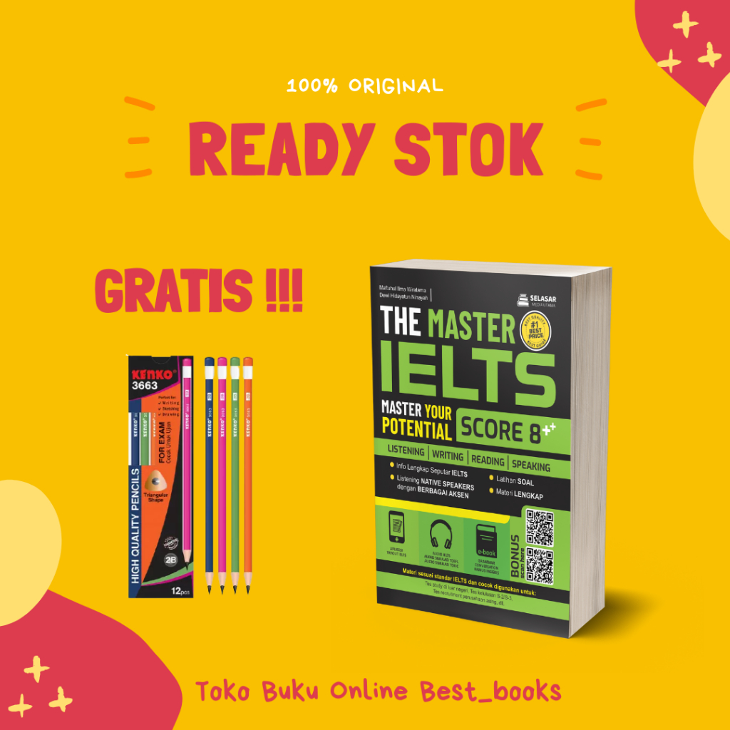 หนังสือ Master IELTS Score 8++ - สื่อหลักเสลาซาร์