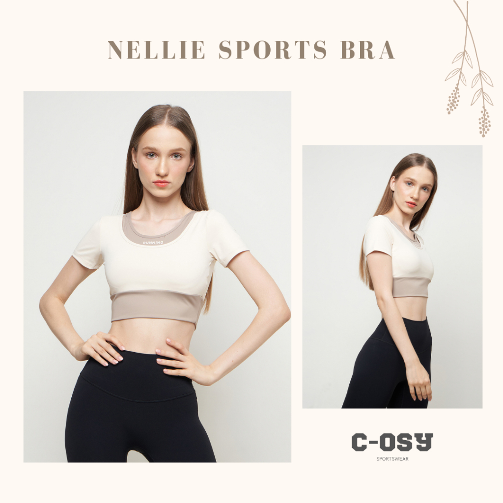 COSY - NELLIE SPORTS BRA (S-XXL) | ACTIVE WEAR | โยคะ