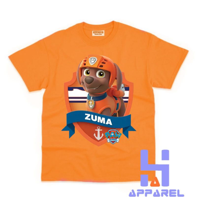 CHILDRENS CLOTHES ZUMA PAW PATROL CHILDRENS เสื้อยืด