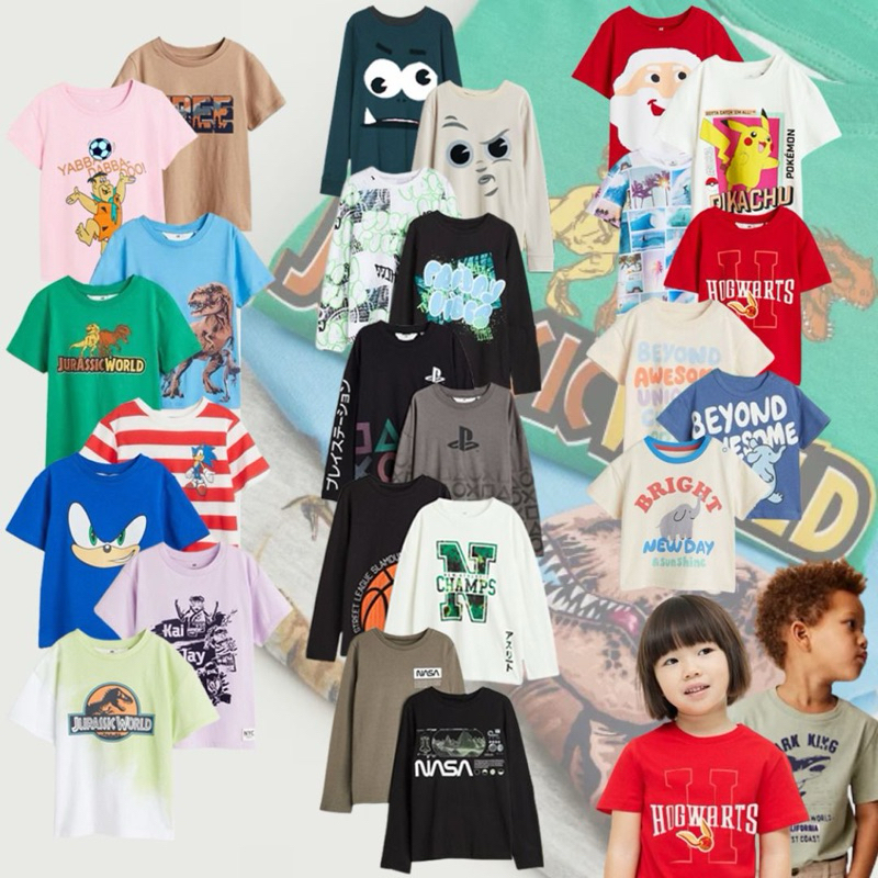 HEYKIDDY - เสื้อยืด HM สําหรับผู้ชาย รหัส BROTHER BIG