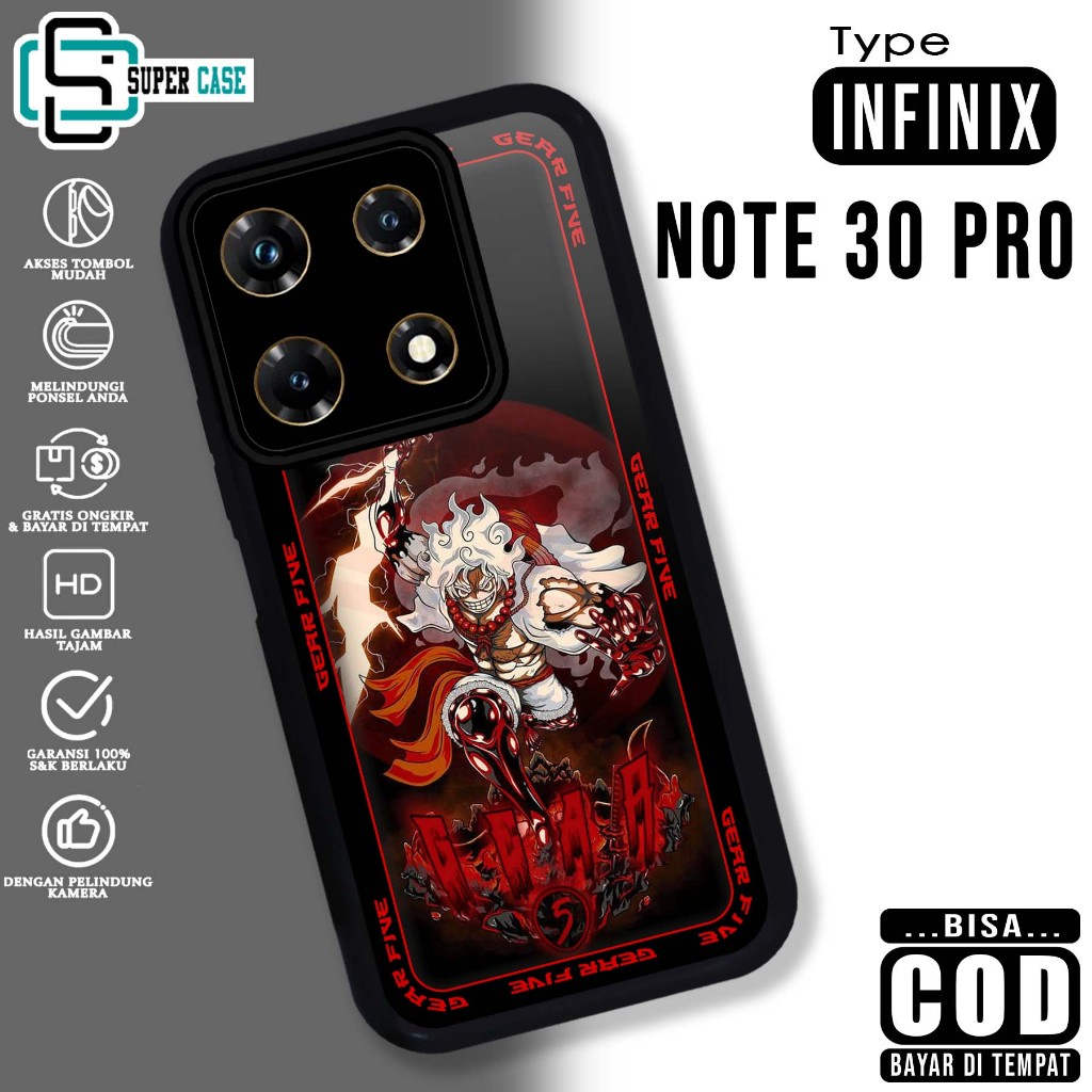 INFINIX NOTE 30 PRO SuperCase Motif Case [GR5] ล่าสุด Casing Softcase Hardcase กระจกมัน