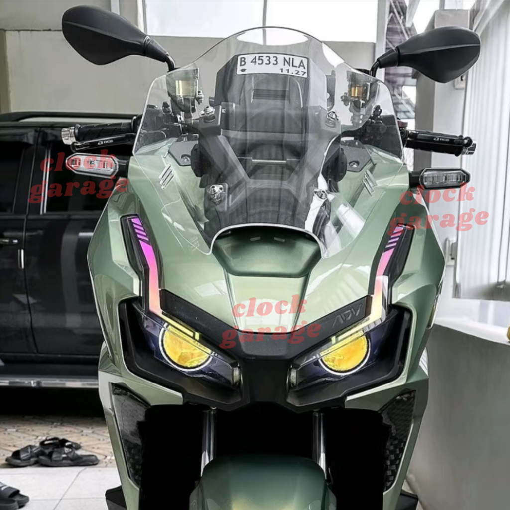 กระบังหน้า กระจกบังลม Adv 150 & 160 รุ่น Carbu Fang