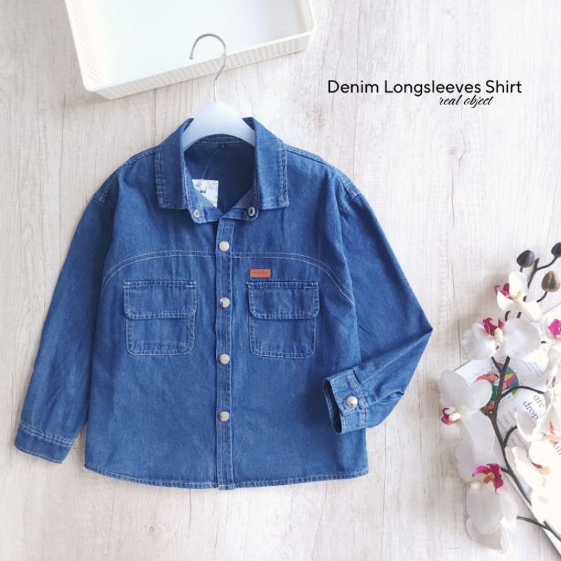 KEMEJA BT 81 CHILDRENS JEANS SHIRT