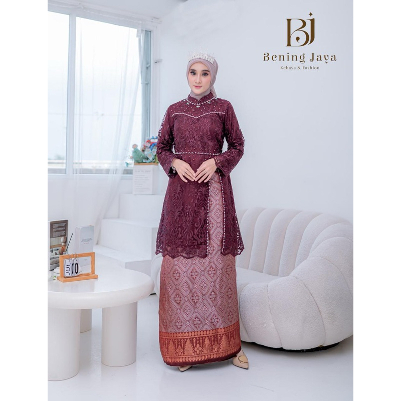 กุญญา / เพื่อนเจ้าสาว kebaya / งานหมั้น / kebayaงานแต่งงาน / kebaya / เครื่องแบบ kebaya / JUMBO KEBA