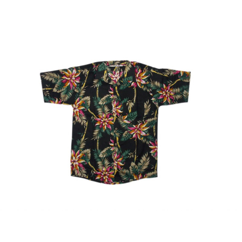 FLOWER SHIRT สีดํา BK76107