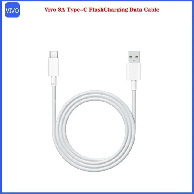 VIVO 80W 66W 8A Max Original Data Cable Flash Charger Type C Z9 Z9X Z7 V27 V27e V29 T1 V25 V30 PRO Y