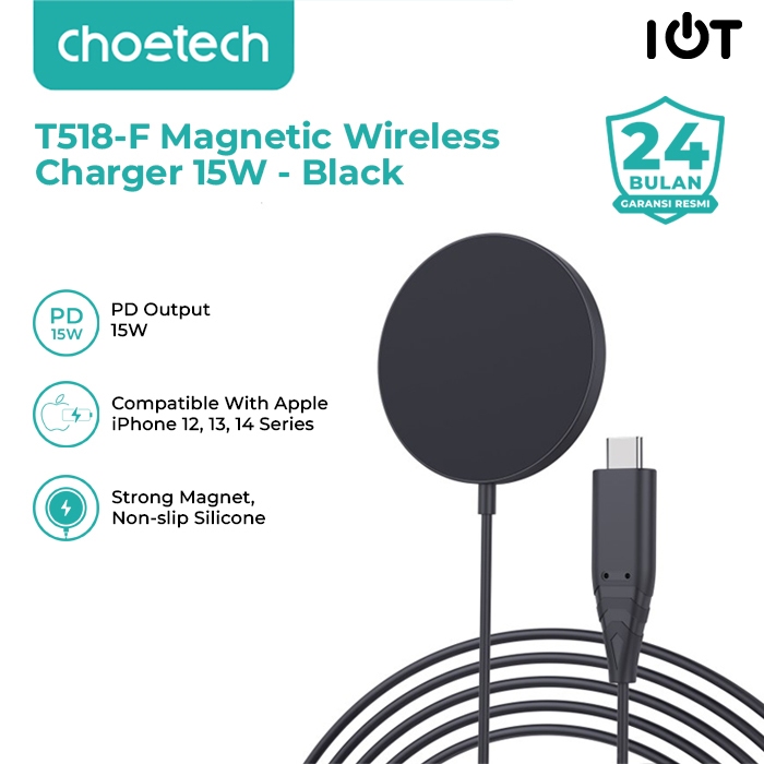 Choetech T518-F Magnetic Wireless Charger 15W