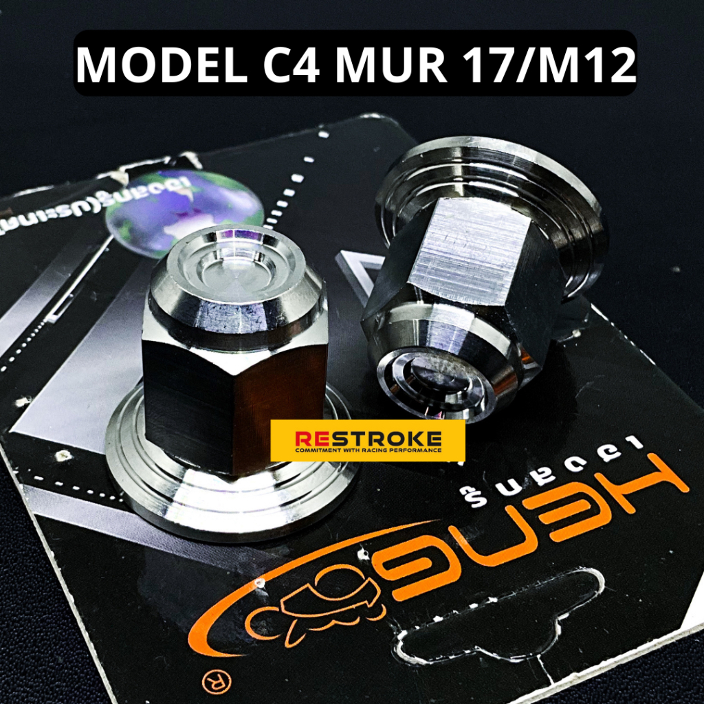 NUT 17 M12 MODEL CNC C4 ORIGINAL HENG PROBOLT STAINLESS THAILAND