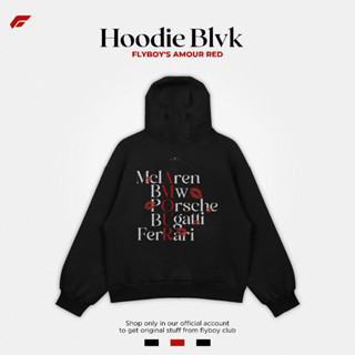 FLYBOYS HOODIE - AMOUR RED - BLVK