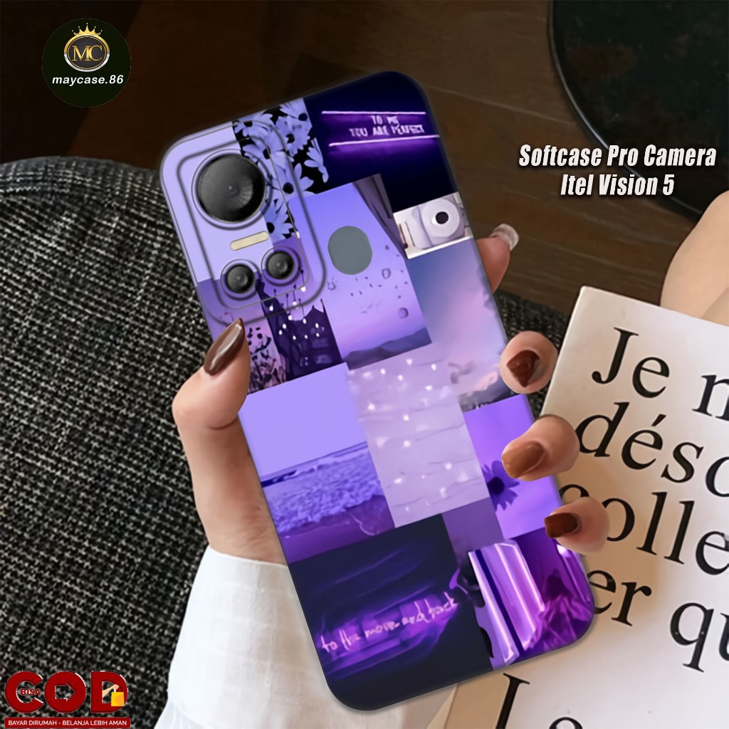 เคส HP Itel Vision 5 - เคสแฟชั่น Itel Vision 5 - เคส Softcase Itel Vision 5 - ตัวป้องกันโทรศัพท์ - เ