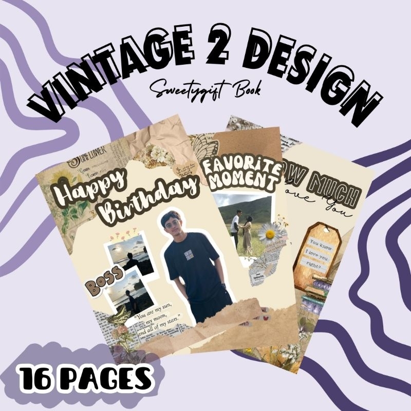 [UNIQUE GIFT] CUSTOM MAGAZINE ของขวัญสุดพิเศษ HAMPERS BY SWEETYGIFT.BOOK - VINTAGE 2 DESIGN