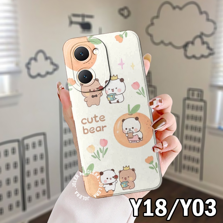 เคสสําหรับ VIVO Y18/VIVO Y03 SOFTCASE HANDPHONE LATEST FASHION JOLERA PINTOL89