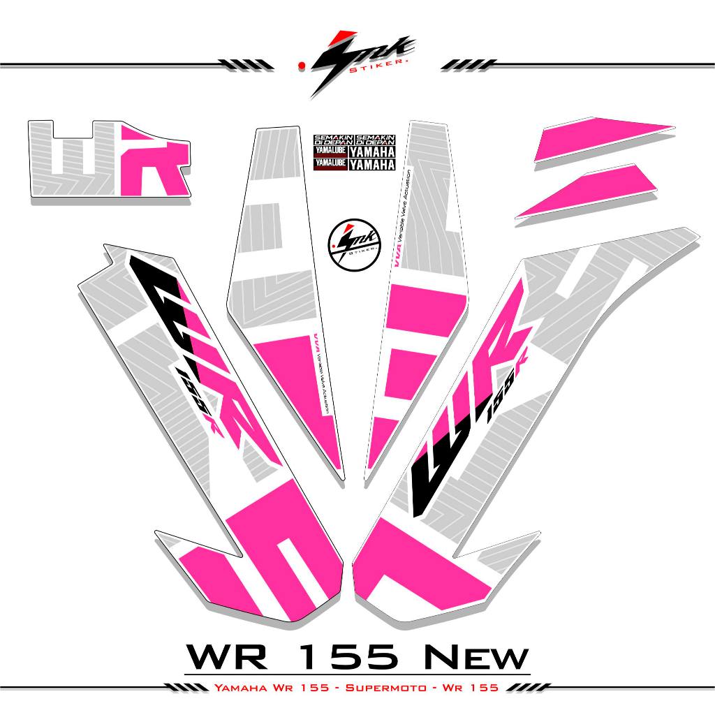 Yamaha WR 155 New List Body Striping WR155 สติ๊กเกอร์ Variation Yamaha WR Sticker WR 155 Striping Mo