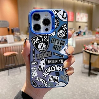 Casing ponsel logo tim basket populer IMD IPHONE 7 8 7+ 8+ X XS XR XS MAX 11 12 13 14 15+ 13 MINI 12 MINI IP 15