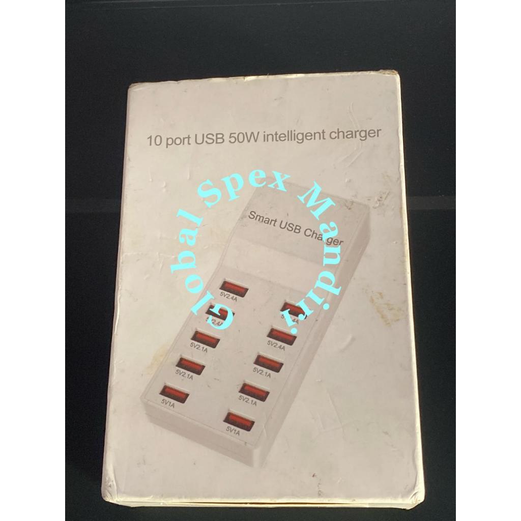 USB CHARGER 10 PORT 50 WATT / TRAVEL ADAPTER USB CHARGER 10 PORT 50 W
