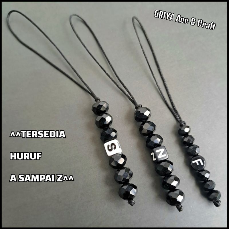 HP GANTUNGAN Initial Mobile Phone Holder Name Simple Mobile Phone Strap