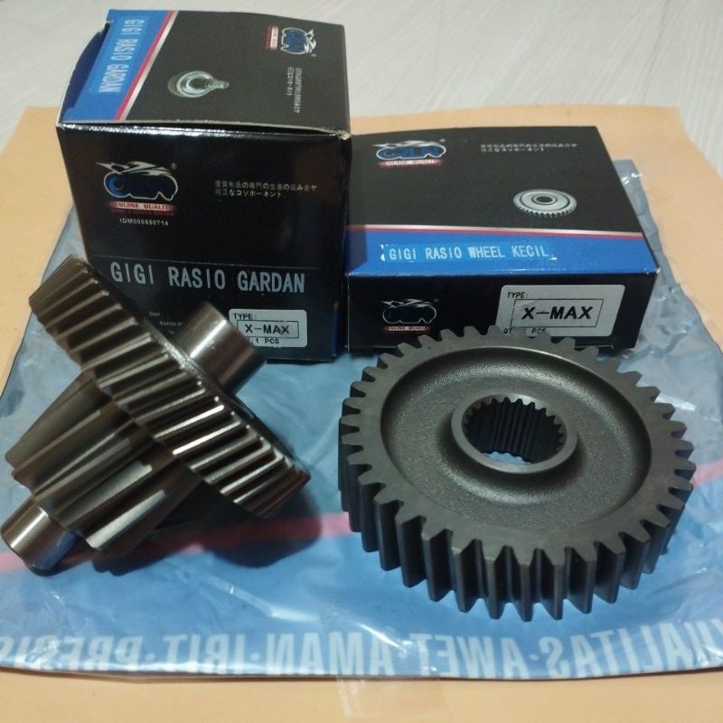 Crun LARGE Small RATIO GEAR XMAX 250 (B74) /X MAX 250 (LARGE 13T / 48T & SMALL 37T) /AEROX / COMPLET