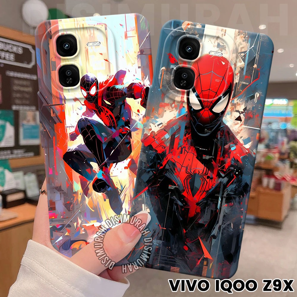 Vivo IQOO Z9X Z7/Z7X Fashion Case Spideman (DS04) Softcase Prokamera Mobile Phone Protector ราคาถูก