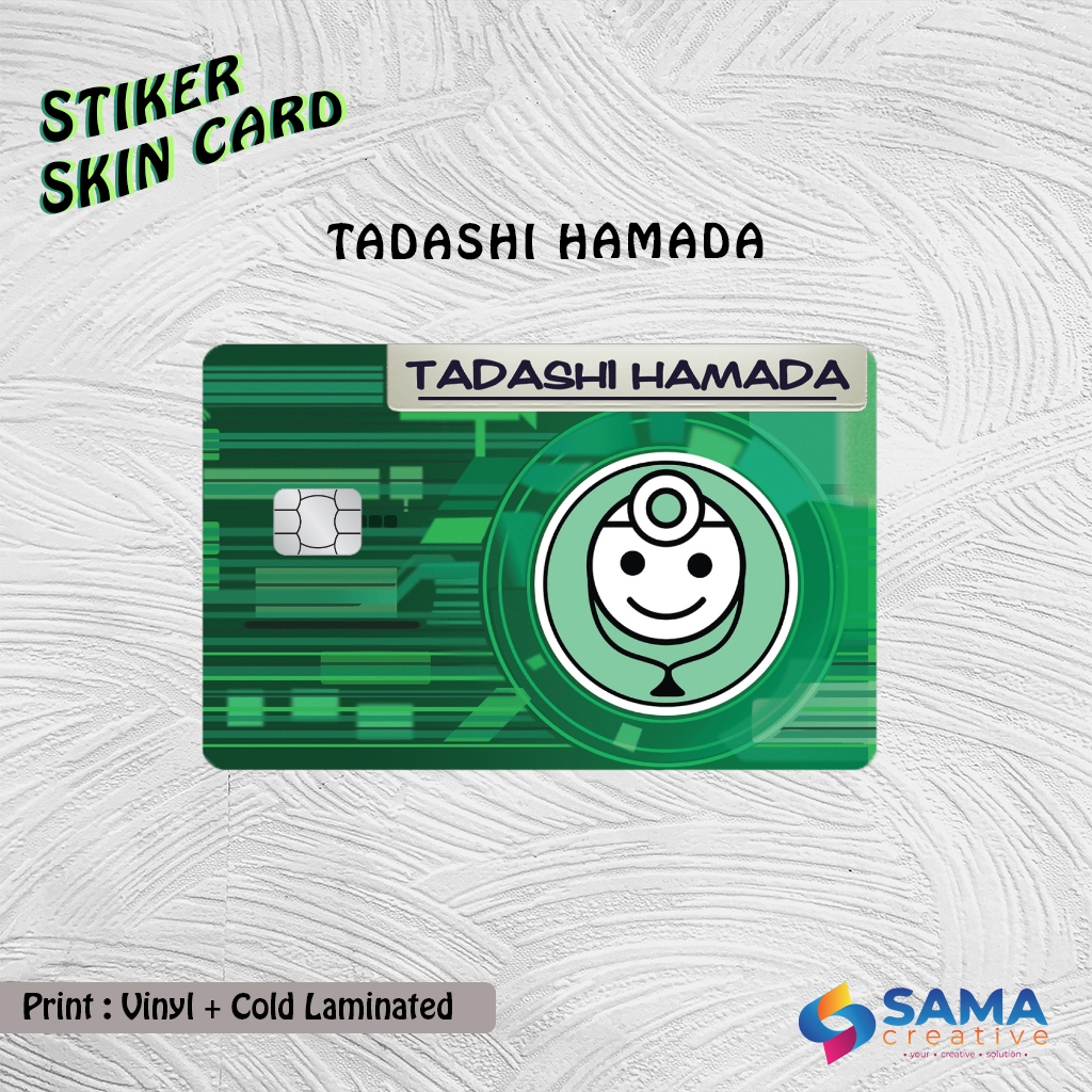 Tadashi Hamada - สติ๊กเกอร์การ์ดผิว - Vinyl ATM Debit, บัตรเครดิต, Emoney, Flazz, สติ๊กเกอร์การ์ดการเข้าถึง Big Hero 6
