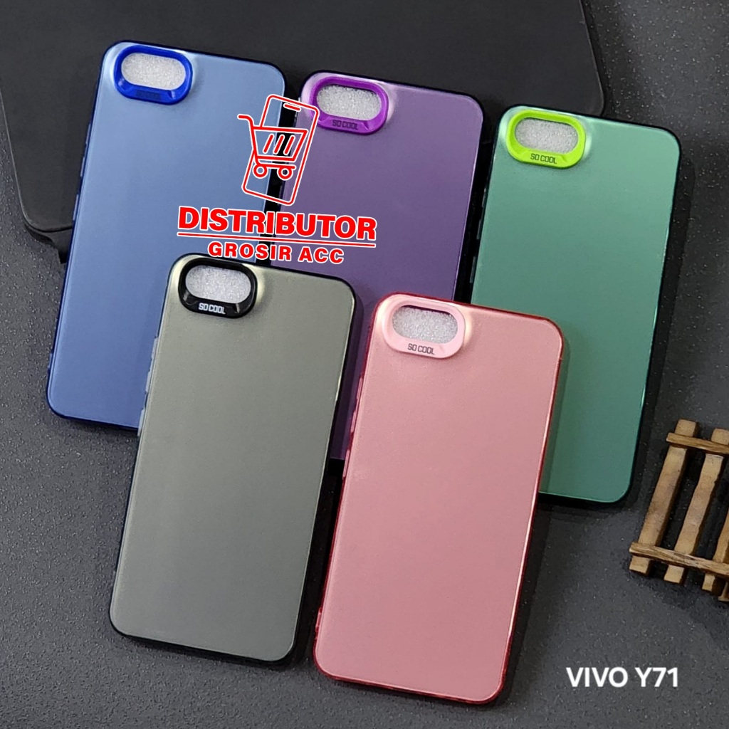 VIVO Y71 CASE IMD HYBRID PLATE HOLOGRAM CASE SOCOOL VIVO Y71 SC-1