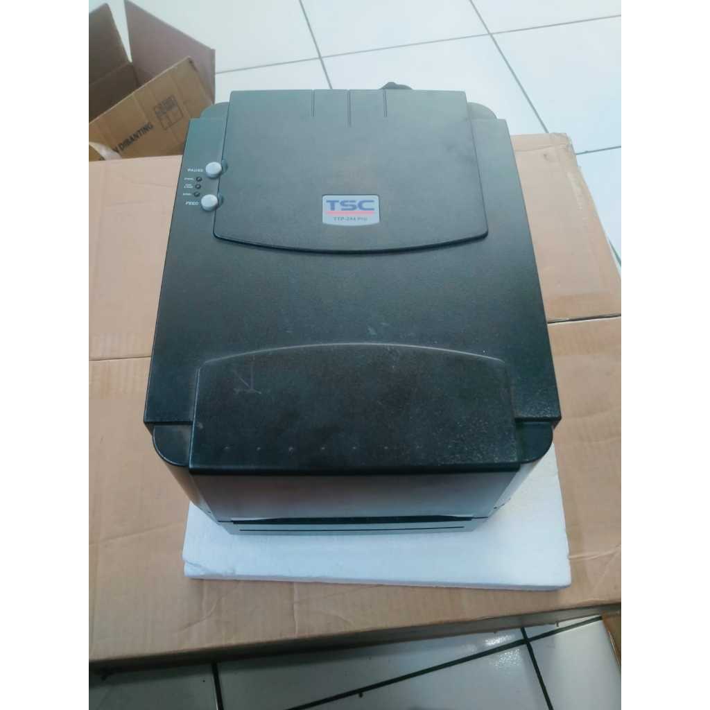 TSC TTP-244 Pro เครื่องพิมพ์บาร์โค้ด มือสอง สภาพเสีย พิมพ์ไม่ได้