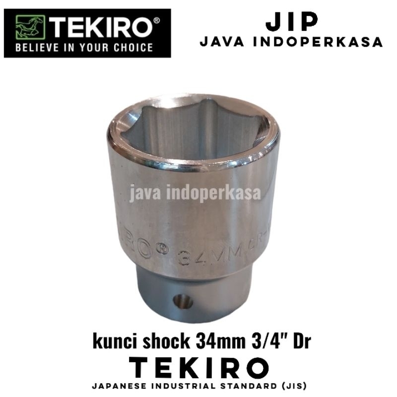MATA TEKIRO SOCKET WRENCH 34 MM 3/4" DR