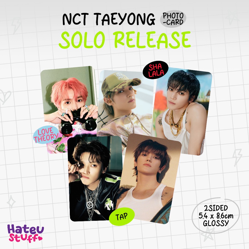 NCT Taeyong Unofficial Photocard TAP, SHALALA, ทฤษฎีความรัก