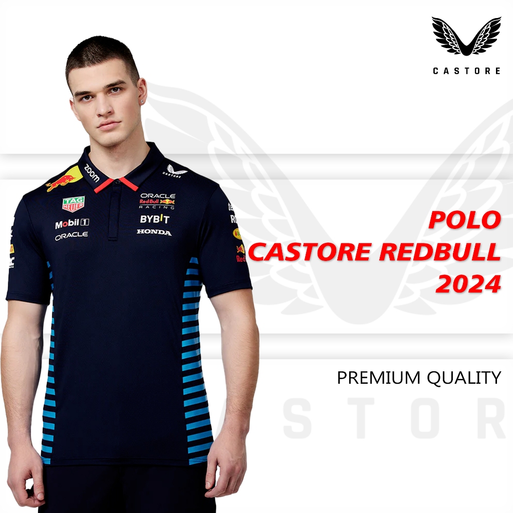 โปโล CASTORE REDBULL NAVY 2024 PREMIUM
