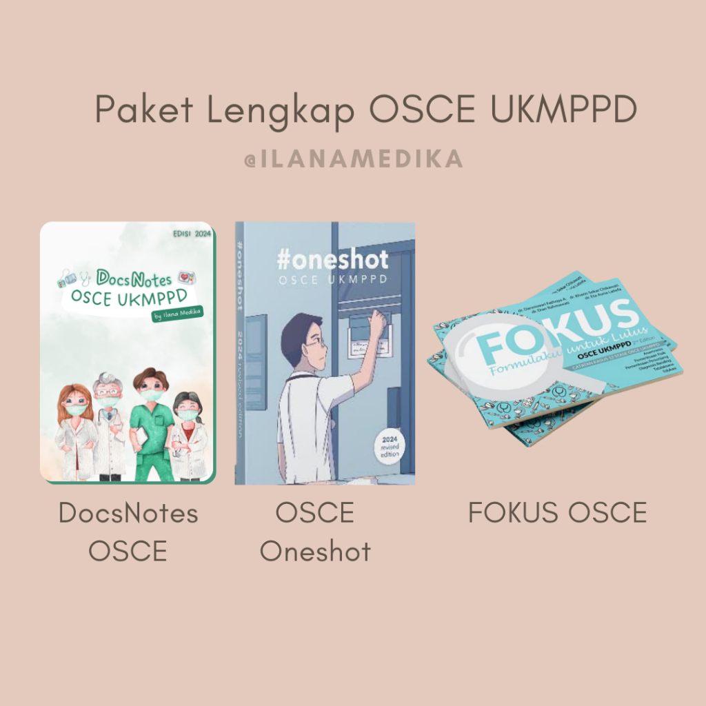 OSCE UKMPPD หนังสือกระเป๋าทางการแพทย์ Docsnotes Focus Oneshot