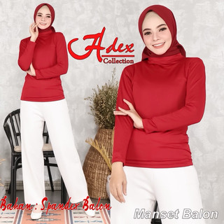 MANSET BAJU WANITA / MANSET HIJAB / DALAMAN MANSET SPANDEX ELASTIS / MANSET PREMIUM